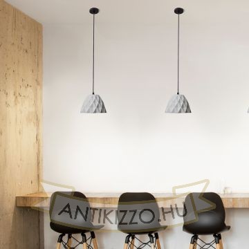 NAPLES függő lámpa beton 230V LED E27 7W