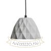 NAPLES függő lámpa beton 230V LED E27 7W