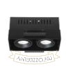 ELECTRA II GU10 frameless fekete 230V LED GU10 8W