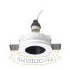 DAYTONA rögzített lámpa gipsz/fekete 230V LED GU10 8W