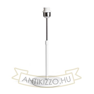 EMMETT asztali lámpatest fehér króm 230V LED E27 15W