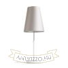 EMMETT asztali lámpatest fehér króm 230V LED E27 15W