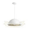 GLADYS 40 függő lámpa fekete/fehér 230V LED E27 30W