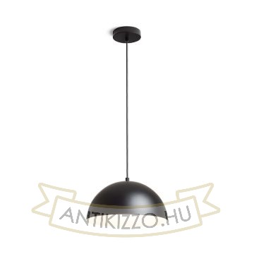 GLADYS 30 függő lámpa fekete/fehér  230V LED E27 15W