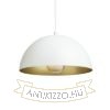 GLADYS 30 függő lámpa fehér/aranysárga  230V LED E27 15W