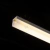 LED PROFILE H felületre szerelhető 1m fehér matt akrilát/alumínium 