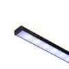 LED PROFILE G felületre szerelhető 1m fekete matt akrilát/alumínium 
