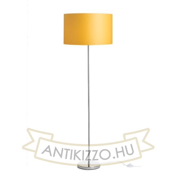 NYC/RON 40/25 állólámpa  Monaco galamb szürke/ezüst PVC/króm 230V LED E27 15W
