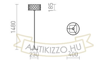 CORTINA/JAKARANDA állólámpa fehér/fehér textil/fém 230V LED E27 15W