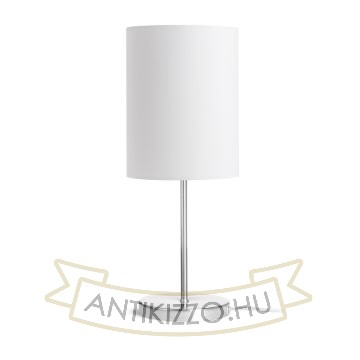 NYC/RON 15/20 asztali lámpa  Monaco petróleum kék/ezüst PVC/króm 230V LED E27 15W
