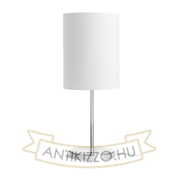 NYC/RON 15/20 asztali lámpa  Monaco galamb szürke/ezüst PVC/nikkel 230V LED E27 15W