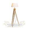 AMBITUS 46 állólámpa krémfehér bambusz 230V LED E27 15W