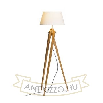 AMBITUS 46 állólámpa krémfehér bambusz 230V LED E27 15W
