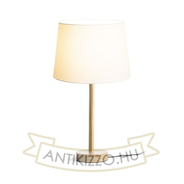 MAUI/AMBITUS 30 asztali lámpa  Polycotton fehér/fa 230V LED E27 15W