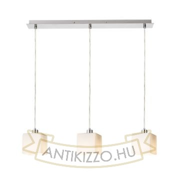 DADOS III 60 függő lámpa  opál üveg/matt nikkel 230V LED E27 3x11W