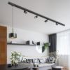 GIULIA 20 három áramkörös sínre fekete/aranybarna sárgaréz 230V LED E27 15W