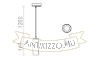MAVRO egy áramkörös sínen függő lámpa fehér  230V LED 12W 38°  3000K