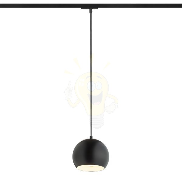 AGNETA egy áramkörös sínen függő lámpa fekete  230V LED E27 11W