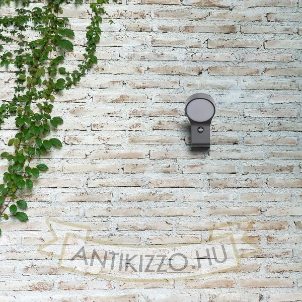 ELIA PIR fali lámpa antracitszürke 230V LED 9W IP44 3000K