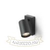 DUDE fali lámpa fekete 230V LED GU10 9W