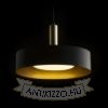 GIULIA 40 függő lámpa fekete/aranybarna sárgaréz 230V LED E27 30W