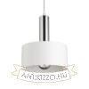 GIULIA 20 függő lámpa fehér króm 230V LED E27 15W