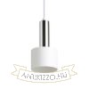 GIULIA 12 függő lámpa fehér króm 230V LED E27 11W
