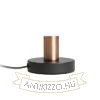 ALGOT asztali lámpa fekete szálcsiszolt réz 230V LED E27 15W