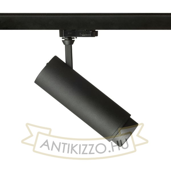 FOCUS 20 DIMM háromfázisú áramkörös sínre fekete  230V LED 20W 10 60°  3000K 4000K 5000K