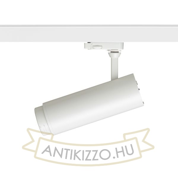 FOCUS 20 DIMM háromfázisú áramkörös sínre fehér  230V LED 20W 10 60°  3000K 4000K 5000K
