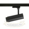 FOCUS 12 DIMM háromfázisú áramkörös sínre fekete  230V LED 12W 10 60°  3000K 4000K 5000K