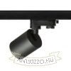 DARIO háromfázisú áramkörös sínre fekete szálcsiszolt sárgaréz 230V LED GU10 9W