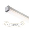 LED PROFILE D felületre szerelhető 1m  alumínium/tej akril 