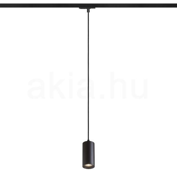 BELENOS egyfázisú áramkörös sínre függő lámpa fekete  230V LED GU10 9W
