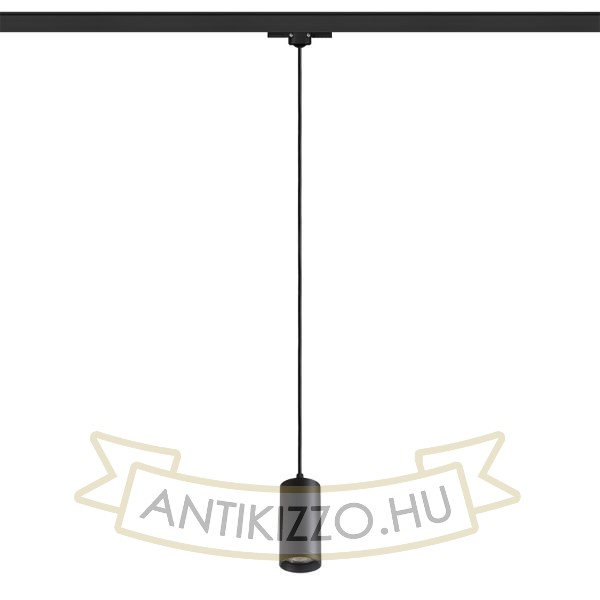 BELENOS háromfázisú áramkörös sínre függö lámpa fekete  230V LED GU10 9W