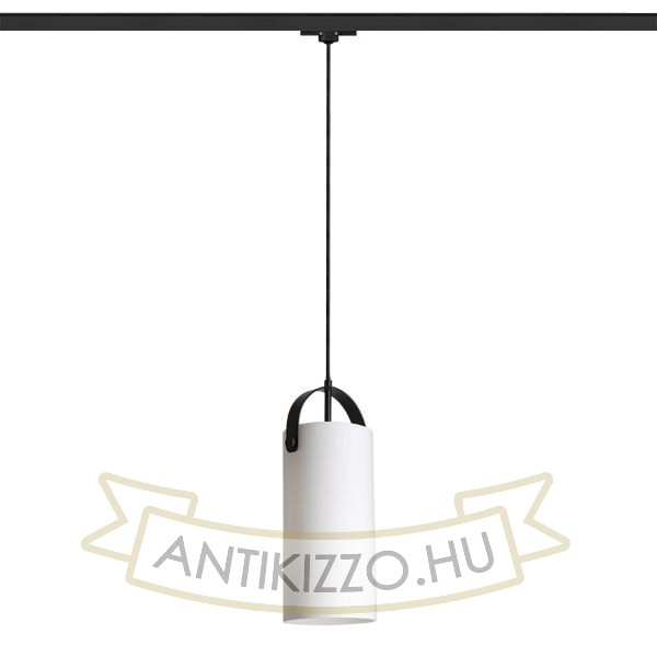 JULIETTA 31 háromfázisú áramkörös sínre  opál üveg/fekete 230V LED E27 15W