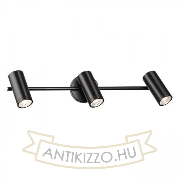 BOGARD III fali lámpa matt fekete  230V LED 3x5W 40°  3000K