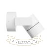 ORIT fali lámpa fehér /alumínium 230V LED 6W 80° IP44  3000K