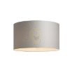RON 55/30 lámpabúra  Chintz világosszürke/fehér PVC  max. 23W