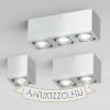 BERIT III mennyezeti lámpa  alumínium 230V GU10 3x50W