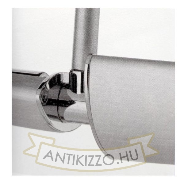 CRICKET II felületre szerelhető  szálcsiszolt alumínium/króm 230V G9 2x5W