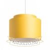 DOUBLE 40/30 lámpabúra Polycotton fekete/fehér PVC max. 23W