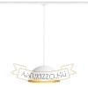 GLADYS 40 három áramkörös sínre fehér/fehér 230V LED E27 15W