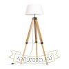 ALVIS/AMBITUS 46 állólámpa fehér bambusz/fekete 230V LED E27 15W
