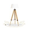 ALVIS/AMBITUS 46 állólámpa fehér bambusz/fekete 230V LED E27 15W