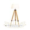 ALVIS/AMBITUS 46 állólámpa fehér bambusz/fekete 230V LED E27 15W