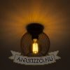 COSIR 18 mennyezeti lámpa fekete 230V LED E27 11W
