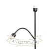 PAMPA állólámpa talapzat fekete 230V LED E27 11+7W