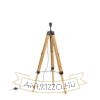ALVIS állólámpa talapzat  bambusz/fekete 230V LED E27 15W