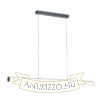 RIVIER LED I függő lámpa  fekete/tej akril 230V LED 24W  3000K